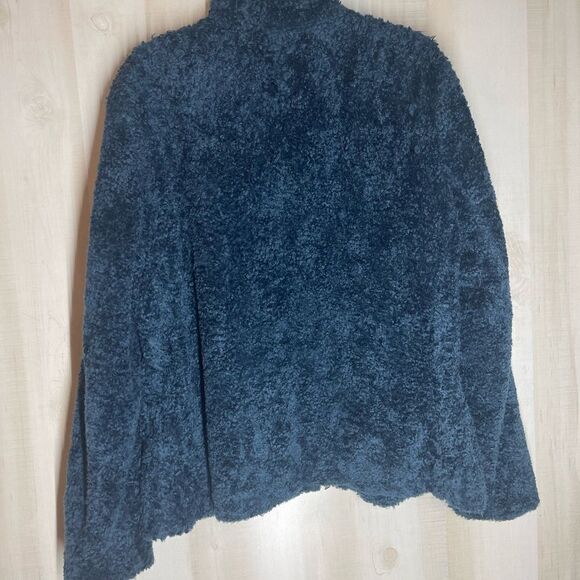 Pendleton blue fleece jacket long sleev with plaid inside, size XL - Picture 12 of 16